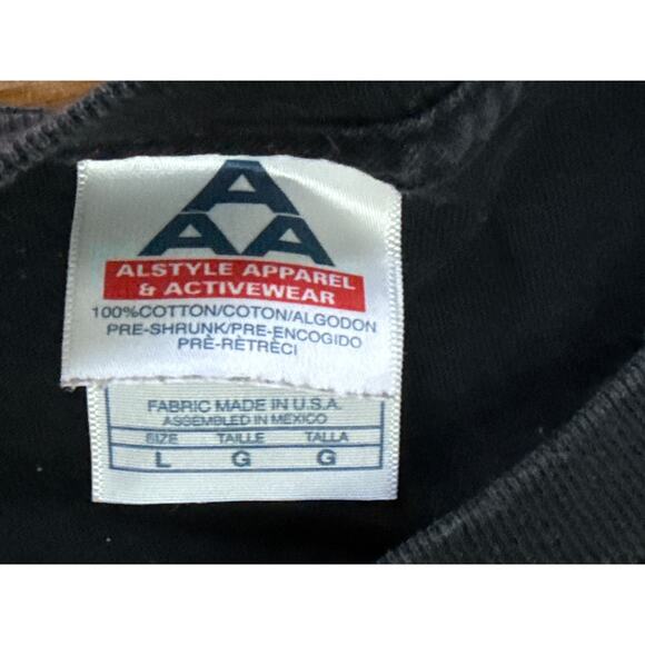 Vintage 2001 Rob Van Dam Shirt L Black Van Daminator WWE WWF Wrestling RVD - Picture 6 of 7